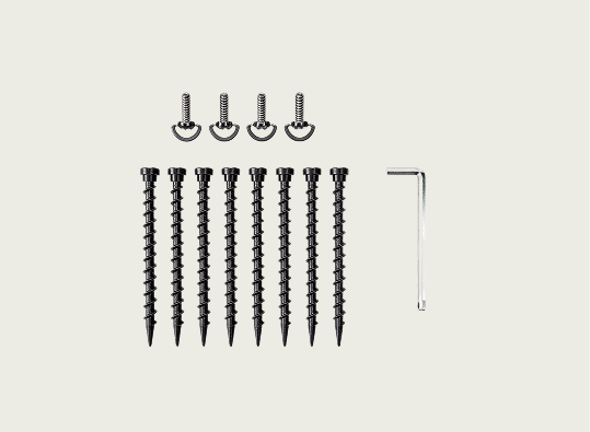Kit de Tornillos para Estación Base